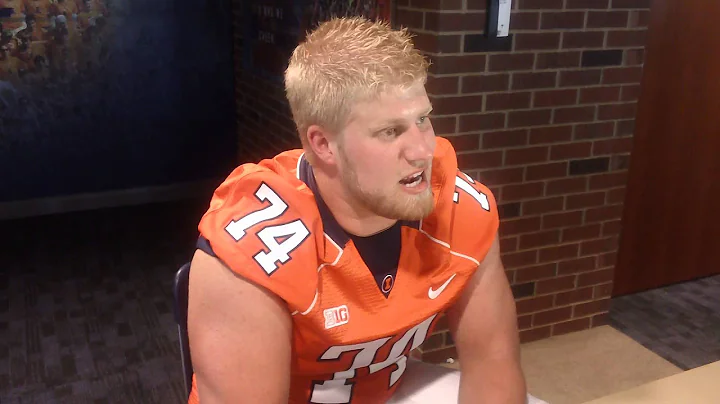 Michael Heitz at Illini Media Day
