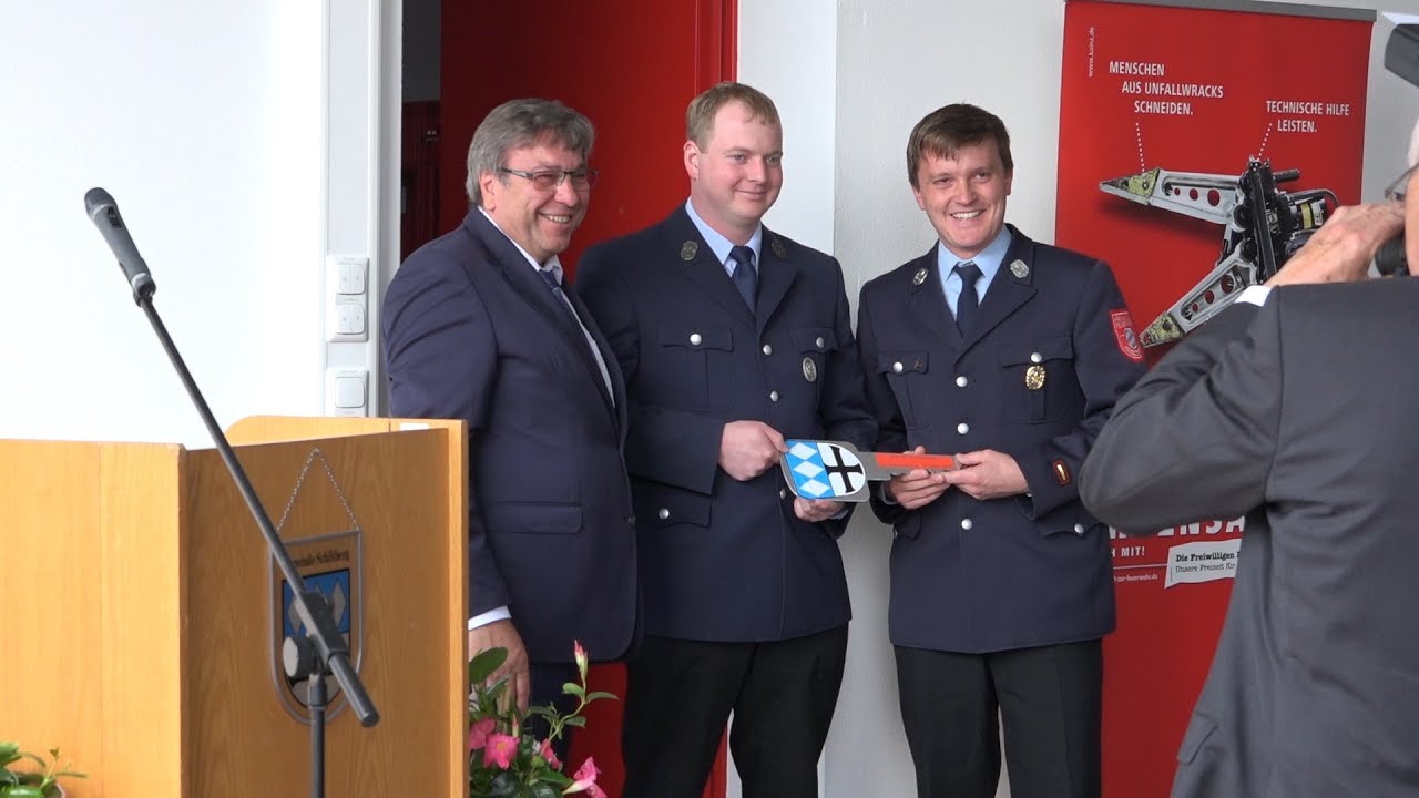 Einweihungsfeier Feuerwehrhaus mit Verwaltung am 1. Mai 2019 in Schiltberg