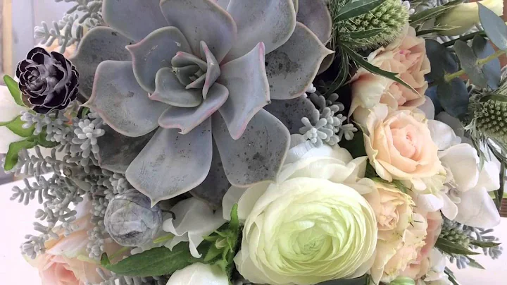 Flower Trends with Campbell's - Bridal Bouquet with Succulents