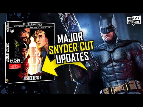 JUSTICE LEAGUE Snyder Cut Updates: New Trailer, Ending, Blu Ray Release, Martian