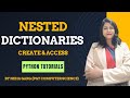 Python Nested Dictionaries | How to Access Elements from a Nested Dictionary | Dictionary Part-2