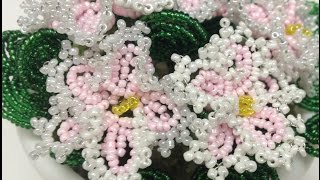 МАХРОВАЯ ФИАЛКА из БИСЕРА. Tutorial: Violet out of beads. Часть 1/2 МАХРОВАЯ ФИАЛКА из БИСЕРА. Tutorial: Violet out of beads. Часть 1/2