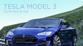 COMMERCIAL CLIP  TESLA MODEL 3  (graduation project)