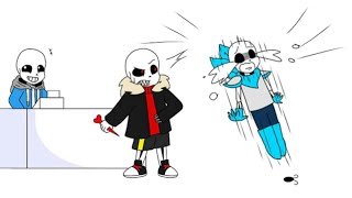 ( CC Eng Sub ) [ Undertale AU 手書 ] 便利商店搶劫！（UT Sans，US Sans，UF Sans）