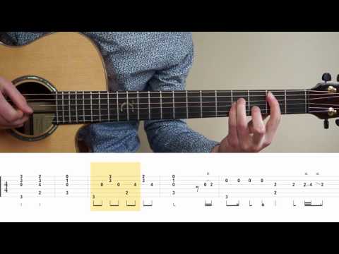 Ed Sheeran - Supermarket Flowers - Fingerstyle Guitar TABS Tutorial (Lesson) Mattias Krantz