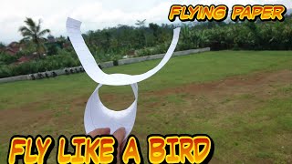 Viral!! Membuat Pesawat kertas terbang seperti burung berikut cara membuatnya || origami