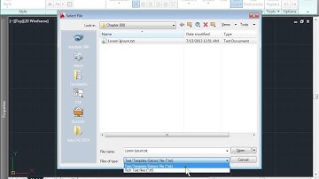 C00814  Importing Text AutoCAD 2014 Tutorial