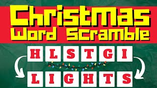 UNSCRAMBLE THE WORDS! 💚❤️ Christmas Edition! Word Scramble Puzzle screenshot 5