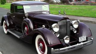 1934 Packard Super 8 Coupe  Walk Around Tour