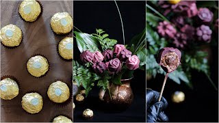 How to Easily Make Ferrero Rocher Chocolate Flowers Using a Silicone Mold Technique