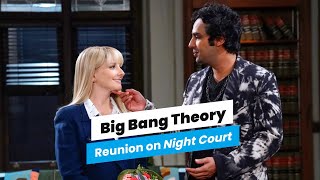 Big Bang Theory Reunion 2024  Kunal Nayyar U0026 Melissa Rauch Kiss On Night Court