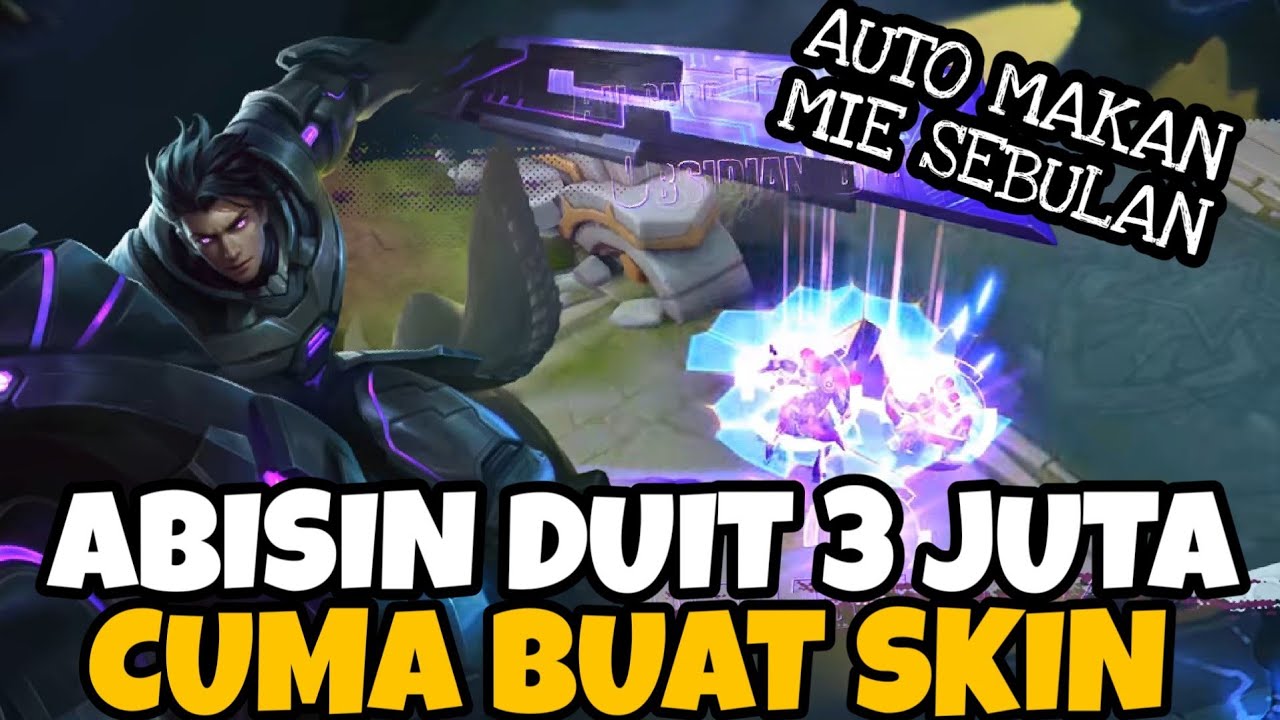 3 JUTA CUMA BUAT SKIN LEGEND ALUCARD OBSIDIAN BLADE AUTO MAKAN