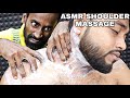 Pain Relief Shoulder Massage by Master Tapas | ASMR Head Scratching  &amp; Massage | Neck Cracking