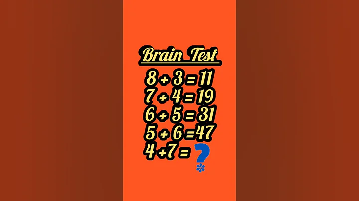 Brain Test|Can you solve this math puzzle?|IQ Test|#shorts #shortsfeed #mathpuzzle #viral #braintest