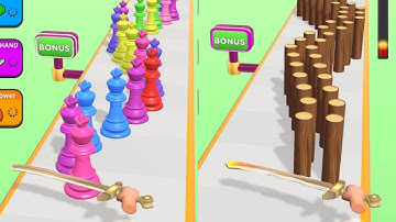 Sword Melter! Very Satisfying And Relaxing ASMR Slicing Game