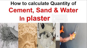 how to calculate plaster quantity I Cement Sand Quantity in Plaster I Plaster Quantity Calculation