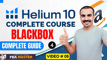 Helium10 Blackbox Tutorial 2025 | Helium 10 For Amazon FBA | FBA Master