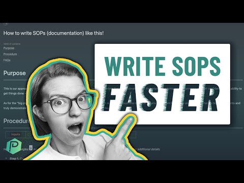 SOP Example: How to write a Standard Operating Procedure - FASTER!