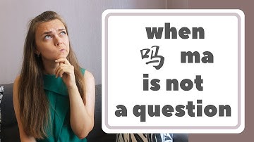 Rhetorical questions in Chinese: particle ma 吗