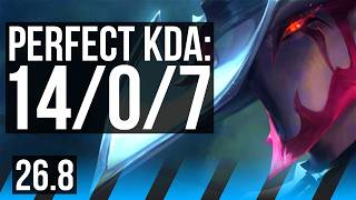 TWISTED FATE vs AKALI (MID) | Perfect KDA: 14/0/7 | NA Master | 26.8