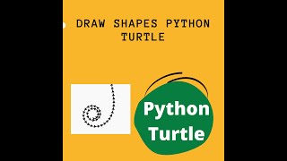python turtle draw shapes