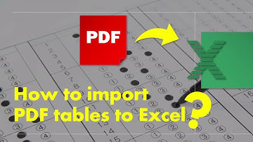 How to convert PDF tables to Excel without losing formatting? Here