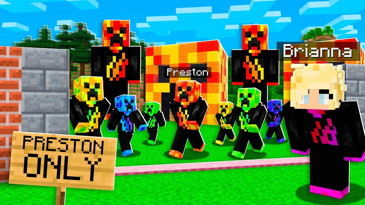 I Found a PRESTON Only Server in Minecraft! - YouTube