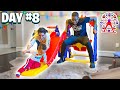 VLOGMAS DAY 8: WE CREATED A INDOORS PLAYGROUND FOR CJ !