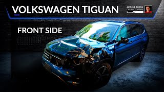 : VolksWagen Tiguan 2. The front end repair.  .
