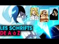 Tous les schrifts de bleach expliqus de a  z