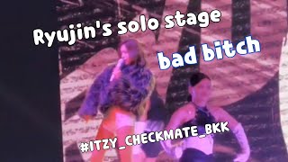 RYUJIN's solo stage "Boss Bitch" @ITZY 1st World Tour in BKK 08/04/23 #itzy #ryujin