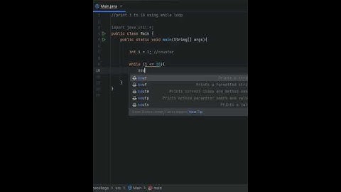 Write a java code to print numbers from 1 to 10 using while loop | Easy Coding #coding #best #java