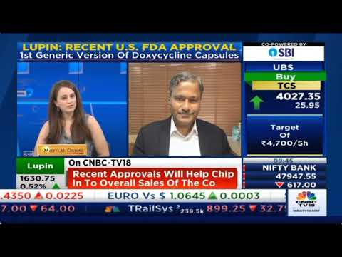 Ramesh Swaminathan, Executive Director, Global CFO and Head Corporate Affairs, Lupin with CNBC TV18.