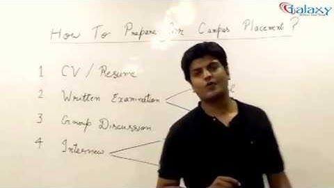 How To Prepare For Campus Placement Part-I By Mayank Sir
