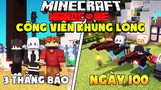 KiraMC Tóm Tắt 100 Ngày Minecraft Công Viên Khủng Long Cùng 2 Thằng Bạn Thân !!