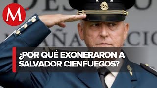 La FGR informó que el General Salvador Cienfuegos queda exonerado
