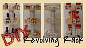 Fast Spinning Close up of Lazy Susan Spice Rack Top Tier - YouTube