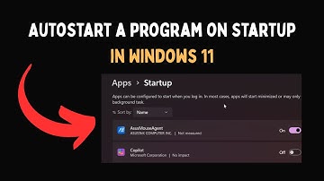 AutoStart a program on Startup in Windows 11