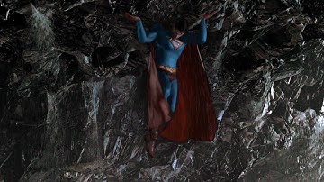 Superman lifts a island | Superman Returns