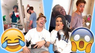 REACTING TO OUR STITCHES AND DUETS