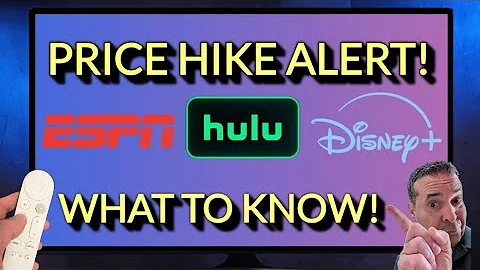WOW! Price Hike Alert-Disney-Hulu-ESPN⁉️