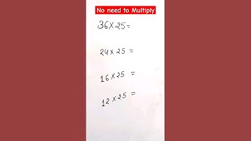This 25x Multiplication Trick Will Change Your Life #shorts