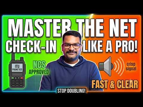 How to Check Into an Amateur Radio Net Like a Pro.