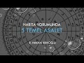 Harita yorumunda 5 temel asalet - R. Hakan Kırkoğlu