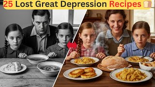 25 Lost Great Depression Recipes 🍞 | Forgotten Foods Your Grandparents Survived On