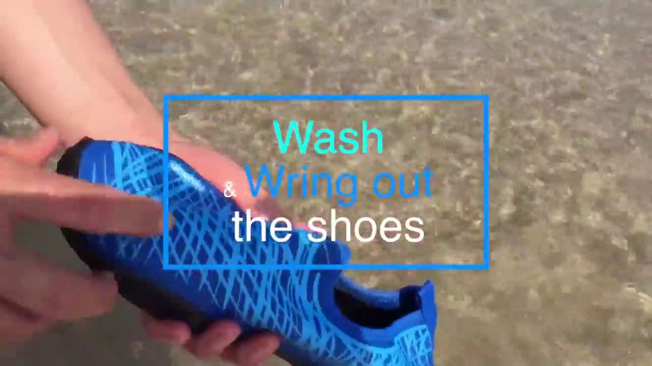 Aqurun How to use aqua shoes - YouTube