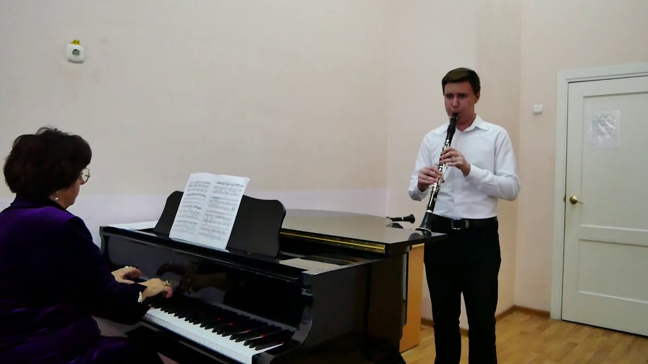 С.Танеев Канцона для Кларнета и Фортепиано