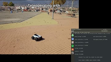 AION R1 keyboard teleoperation with ROS