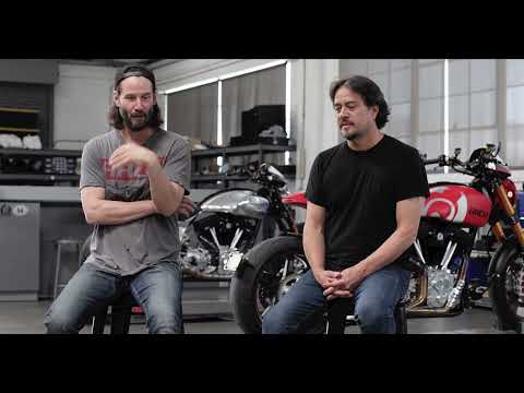 Videó: Keanu Reeves exkluzív motorkerékpárok értékesítésébe kezdett