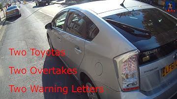 Two Toyotas, Two Overtakes, Two Warning Letters
